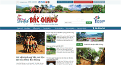 Desktop Screenshot of dulichbacgiang.gov.vn